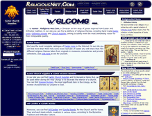 Tablet Screenshot of easter.religiousnet.com